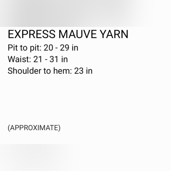 EXPRESS Nwt Cozy Chunky Knit Ruffle Sweater in Mauve Dusty Rose, Oversized, S - Picture 11 of 12